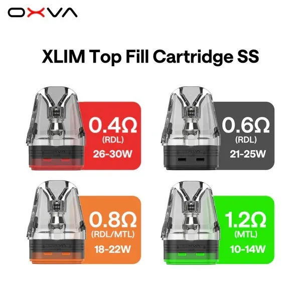 OXVA XLIM PRO2 DNA 不鏽鋼stainless steel 空倉-1