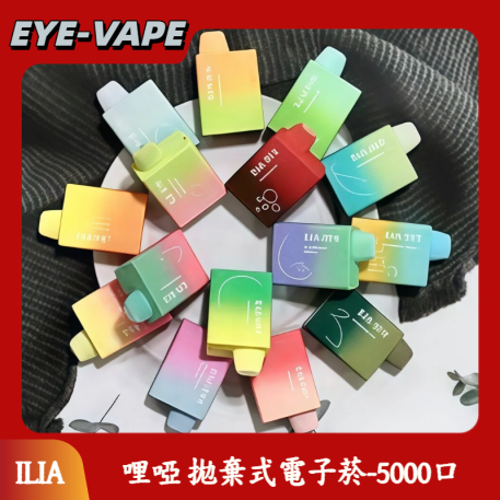 哩啞 拋棄式電子菸-5000口